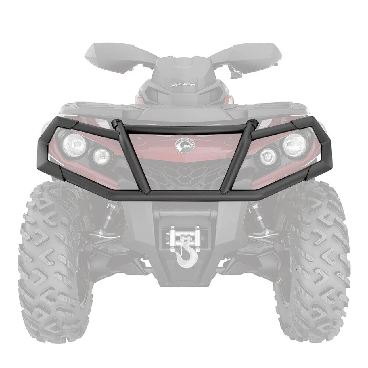 Can-Am New OEM Black XT Front Bumper, 715004837