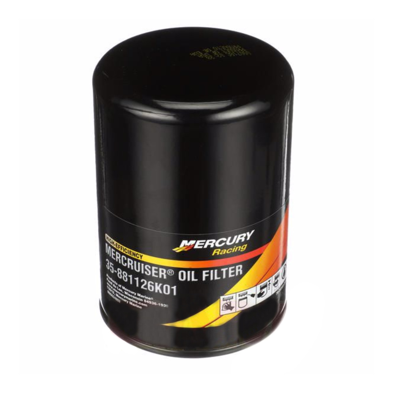 Mercury Marine Mercruiser New OEM Oil Filter, 35-881126K01