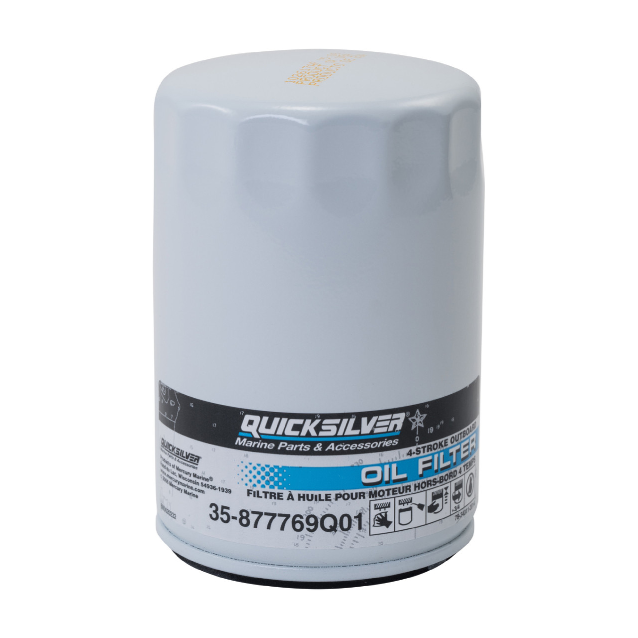 Mercury Marine Mercruiser New OEM Screw on Canister Oil Filter, 35-877769Q01