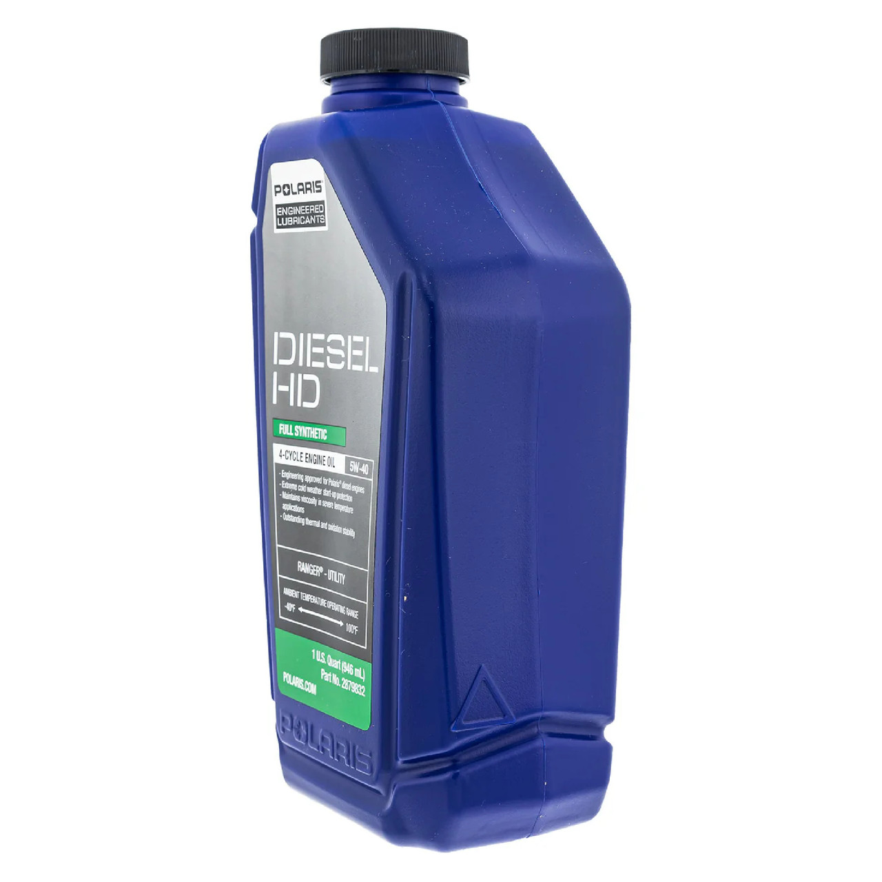 Polaris OEM 1QT 5W40 All Season Diesel Engine Oil Synthetic 4-Cycle, 2879832