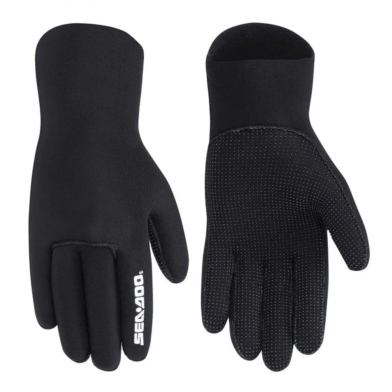 Sea-Doo New OEM, Unisex Medium Waterproof Nylon Neoprene Gloves, 2867290690