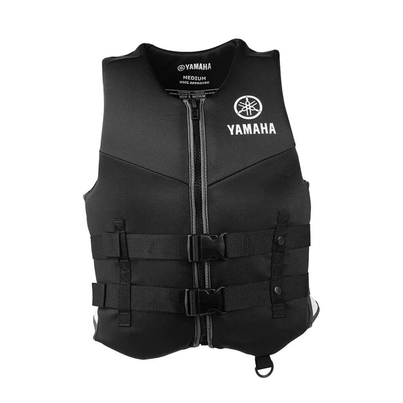 Yamaha New OEM Adult 22VVN Value Neoprene 2-Buckle PFD, Large, MAR-22VVN-BK-LG