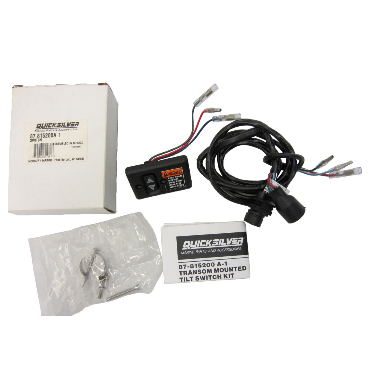 Mercruiser New OEM Trim/Tilt Surface Transom Mount Switch Kit 87-815200A1