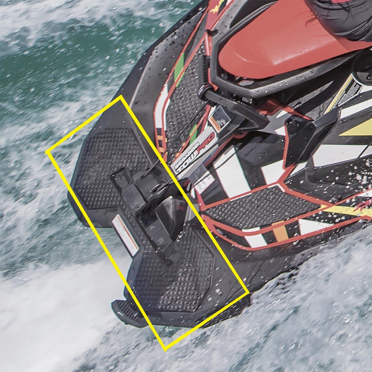 Sea-Doo New OEM Spark Rear Deck Grip Floor Mat Gripper Foam Turf 295100571