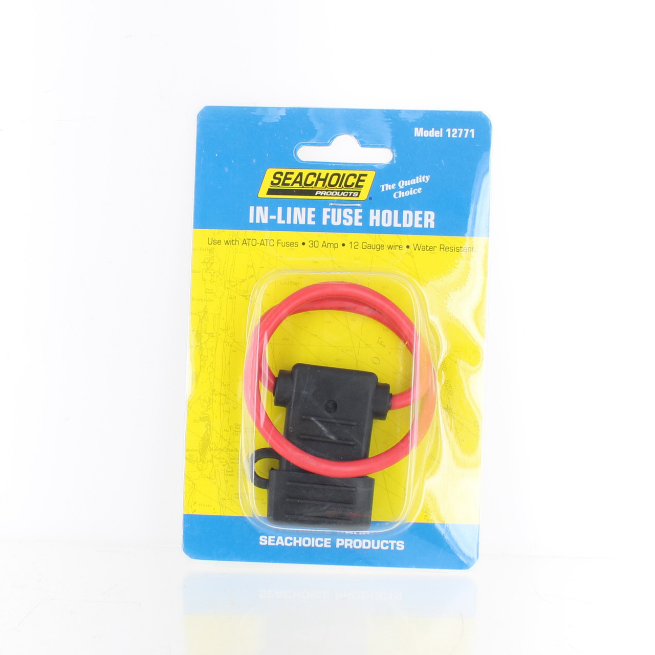 Sea Choice, In Line 12 Gauge 30Amp Watertight ATO-ATC Fuse Holder, 50-12771