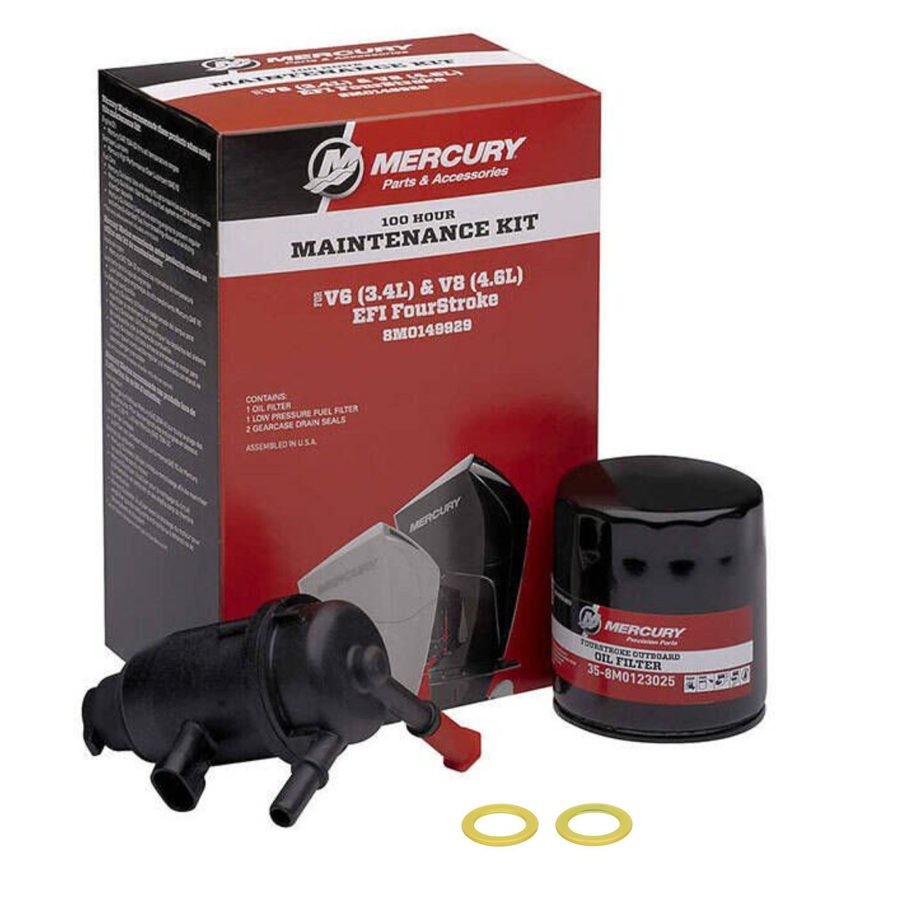 Mercury Marine/Mercruiser New OEM 100 Hour Service Kit V6 & V8, 8M0149929