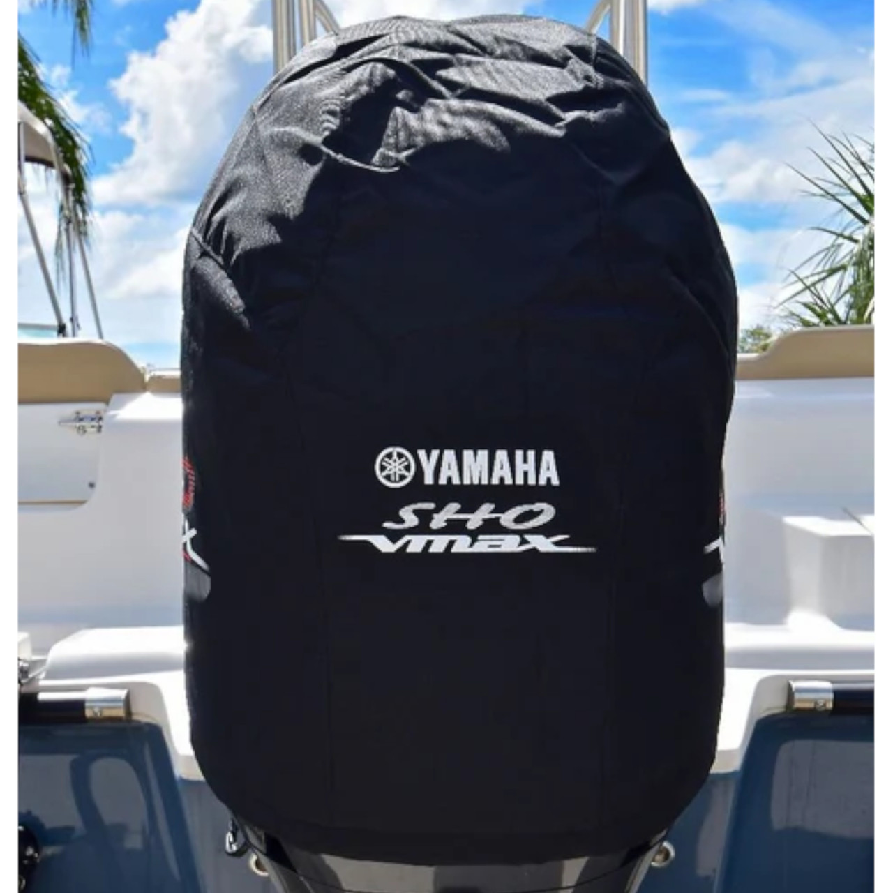 Yamaha New OEM, Heavy Duty Polyester Non-Vented Motor Cover, MAR-MTRCV-15-S1
