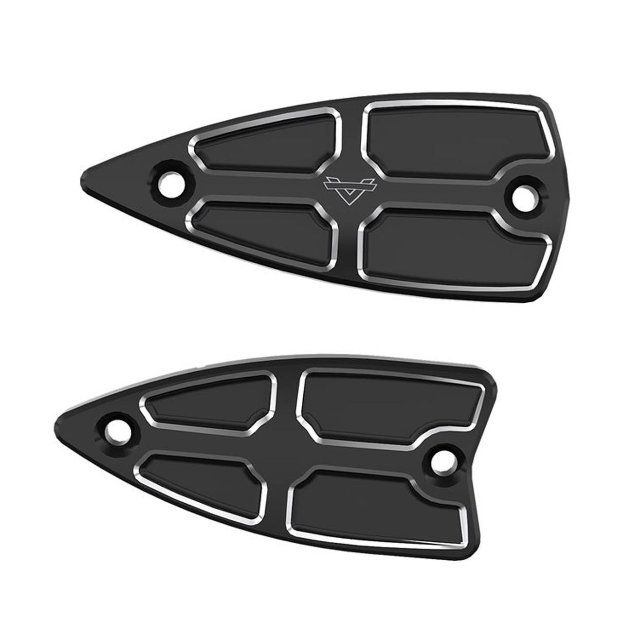 Victory Motorcycle New OEM Billet Cafe Master Cylinder Covers, Octane, 2881916-4