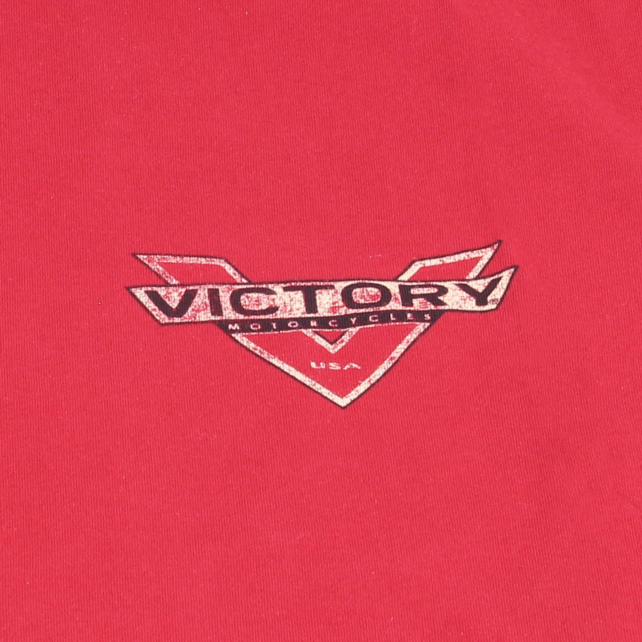 Victory Motorcycle New OEM Men's Red Short Sleeve King Tee-Shirt, Med, 286517803