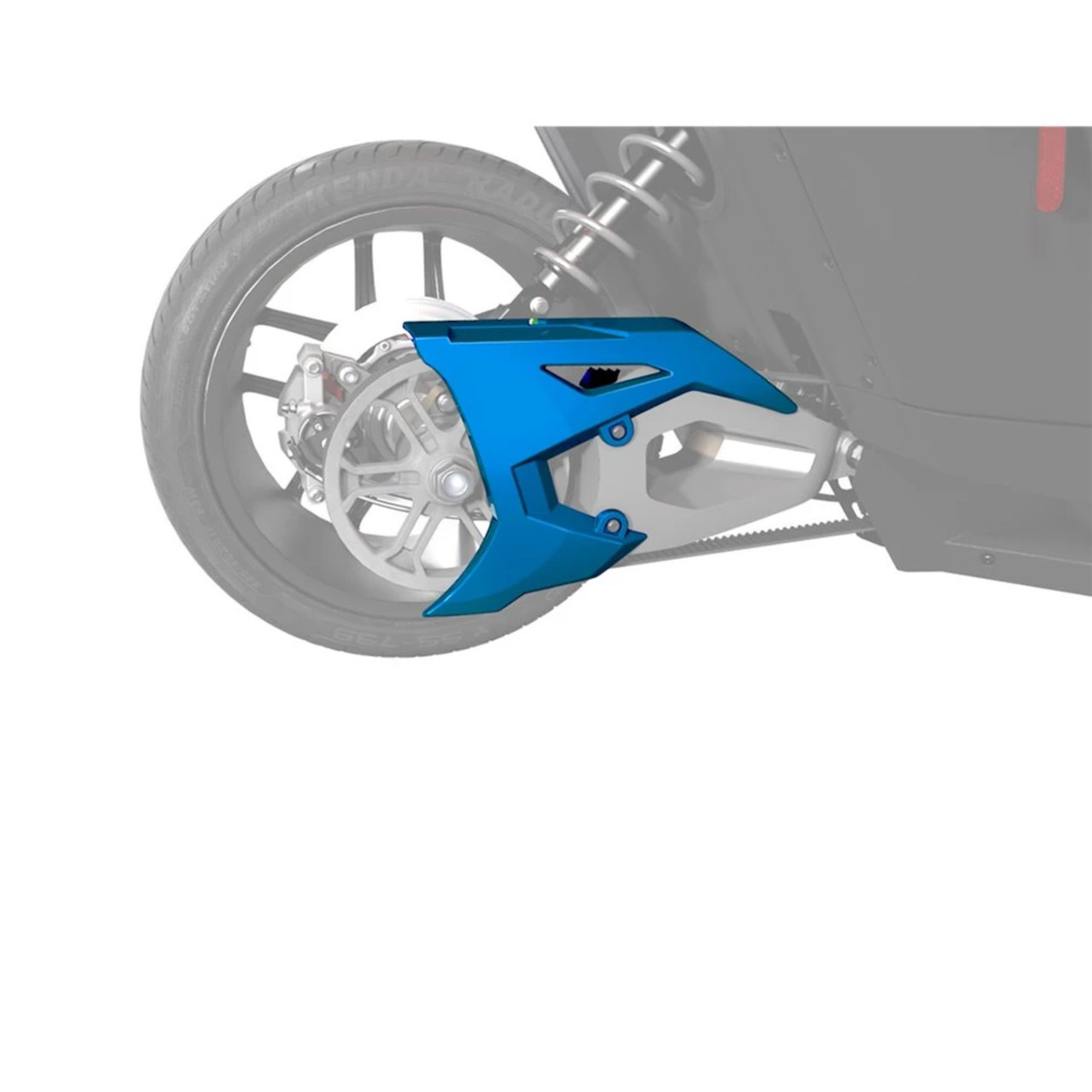 Polaris OEM Painted Belt Guard Cover, Blue Steel, Slingshot, 2881740-696