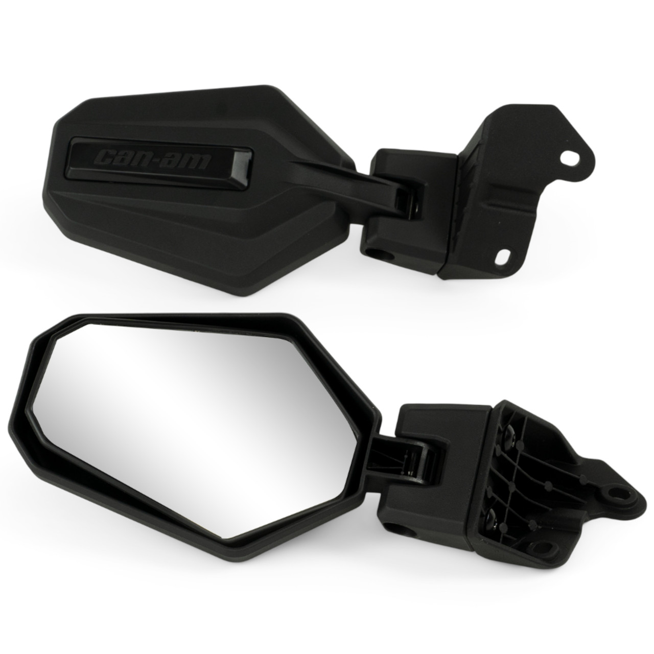 Can-Am New OEM, Nylon Aluminum Side Mirrors (Sold In Pair), 715003639