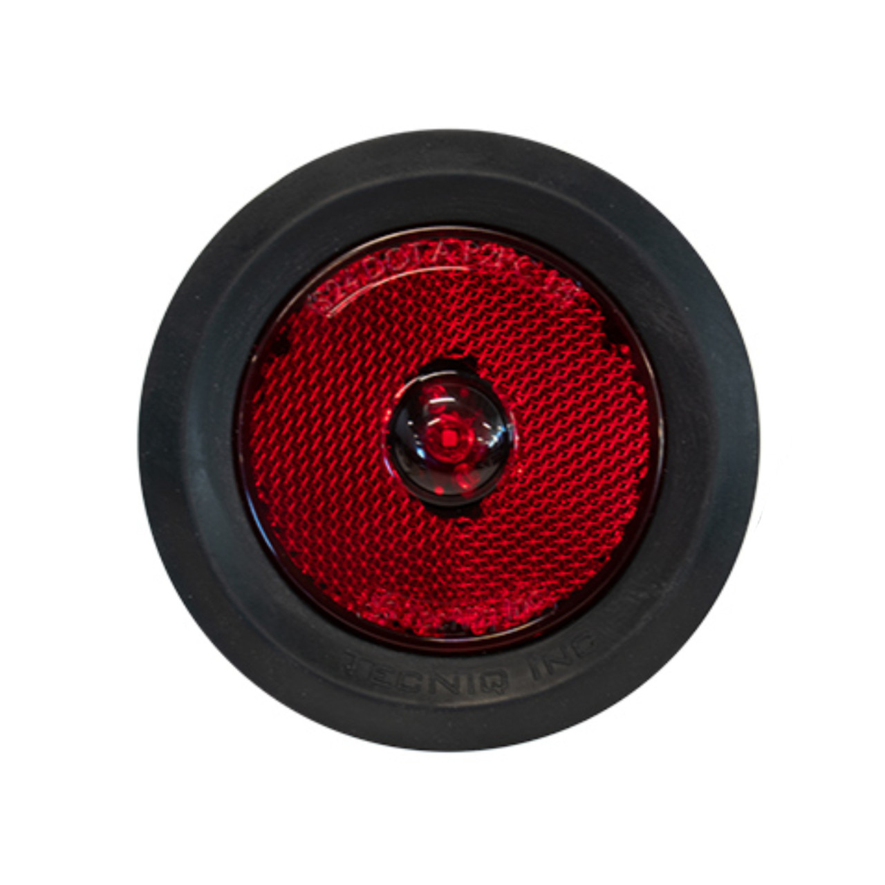 Tecniq New OEM 2.5" Round Red PC Sidemarker w/Reflector, S24-RR00-1