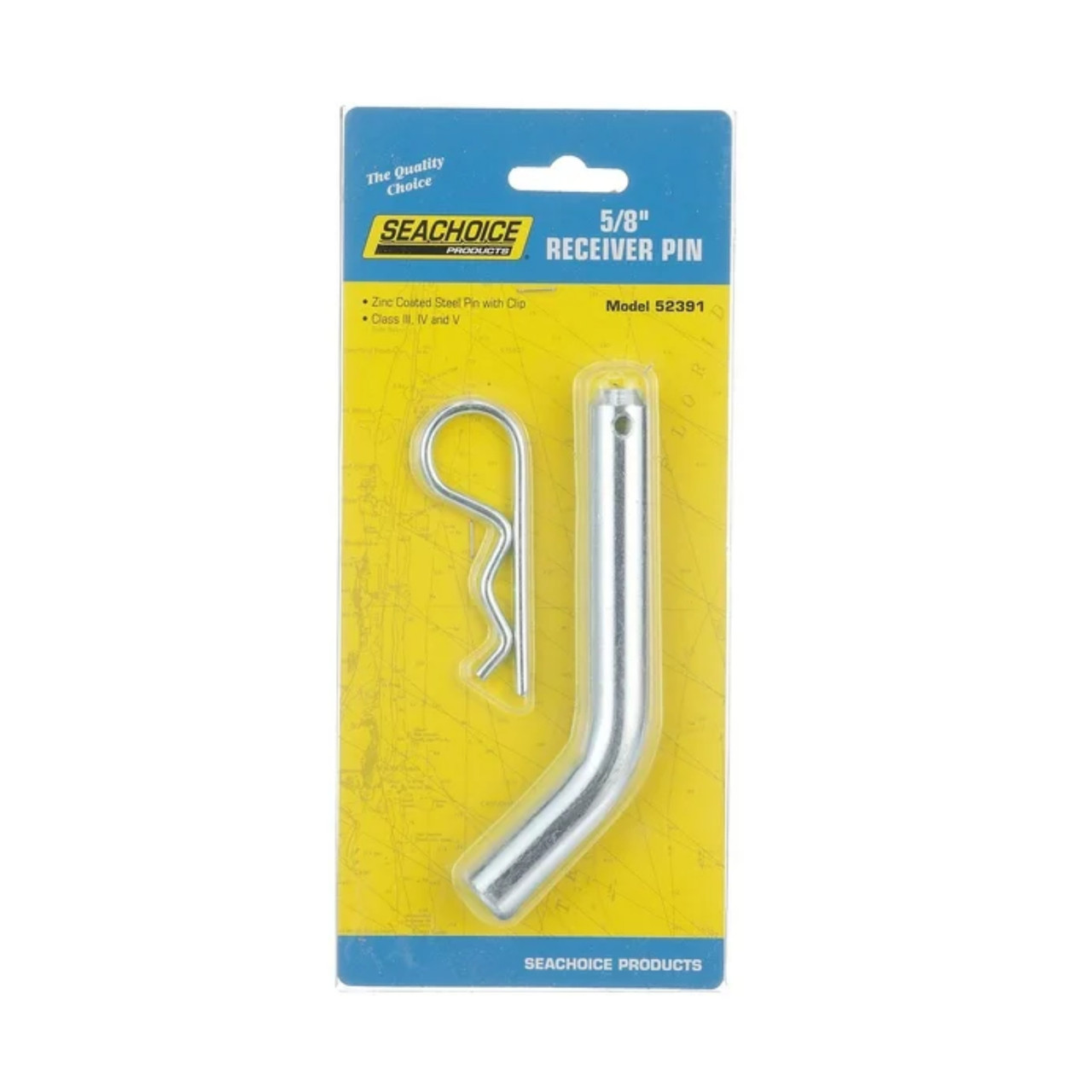 Seachoice Receiver Pin with Clip 5/8"