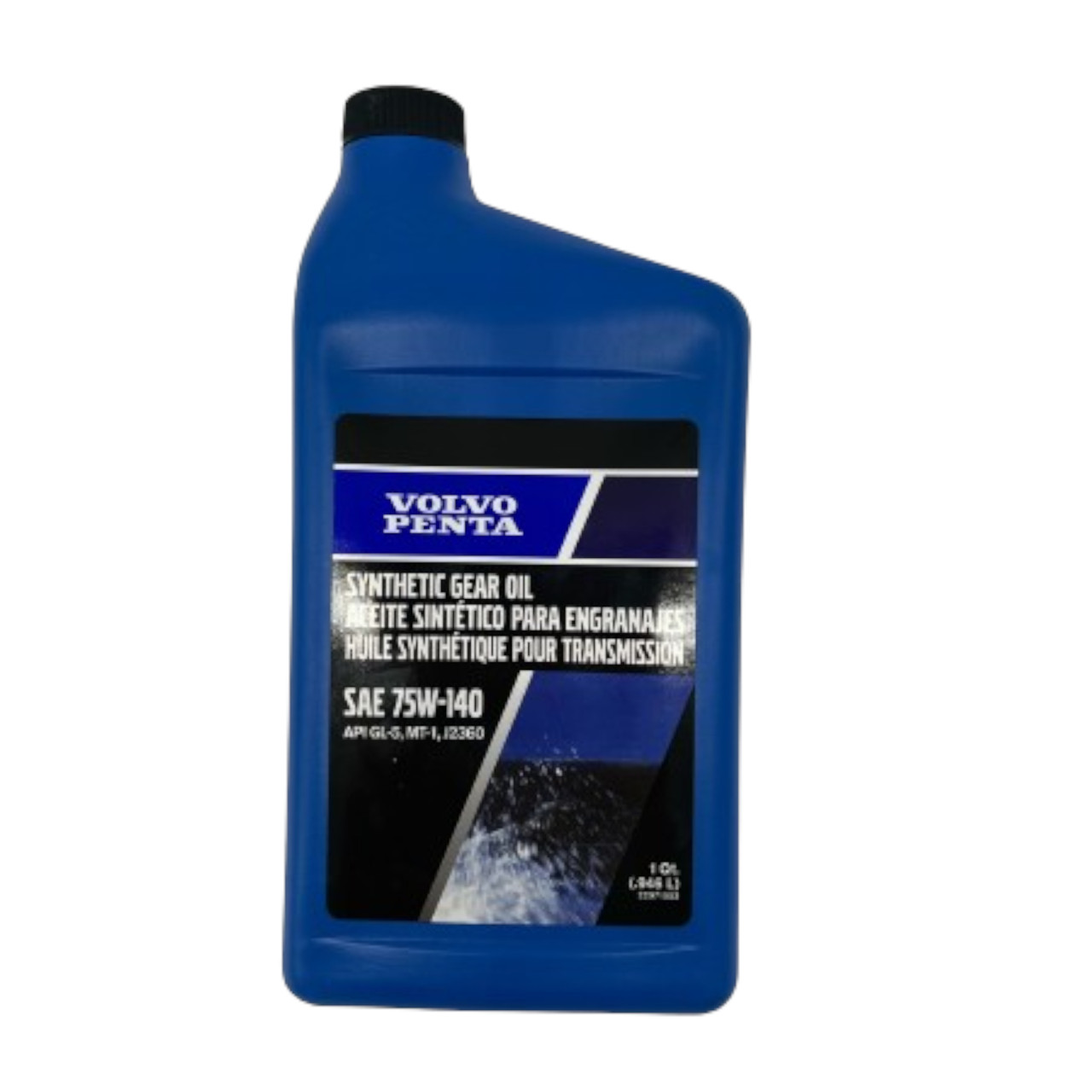 Volvo Penta OEM Synthetic Gear Oil SAE 75W-140 1 Qt., 22971553