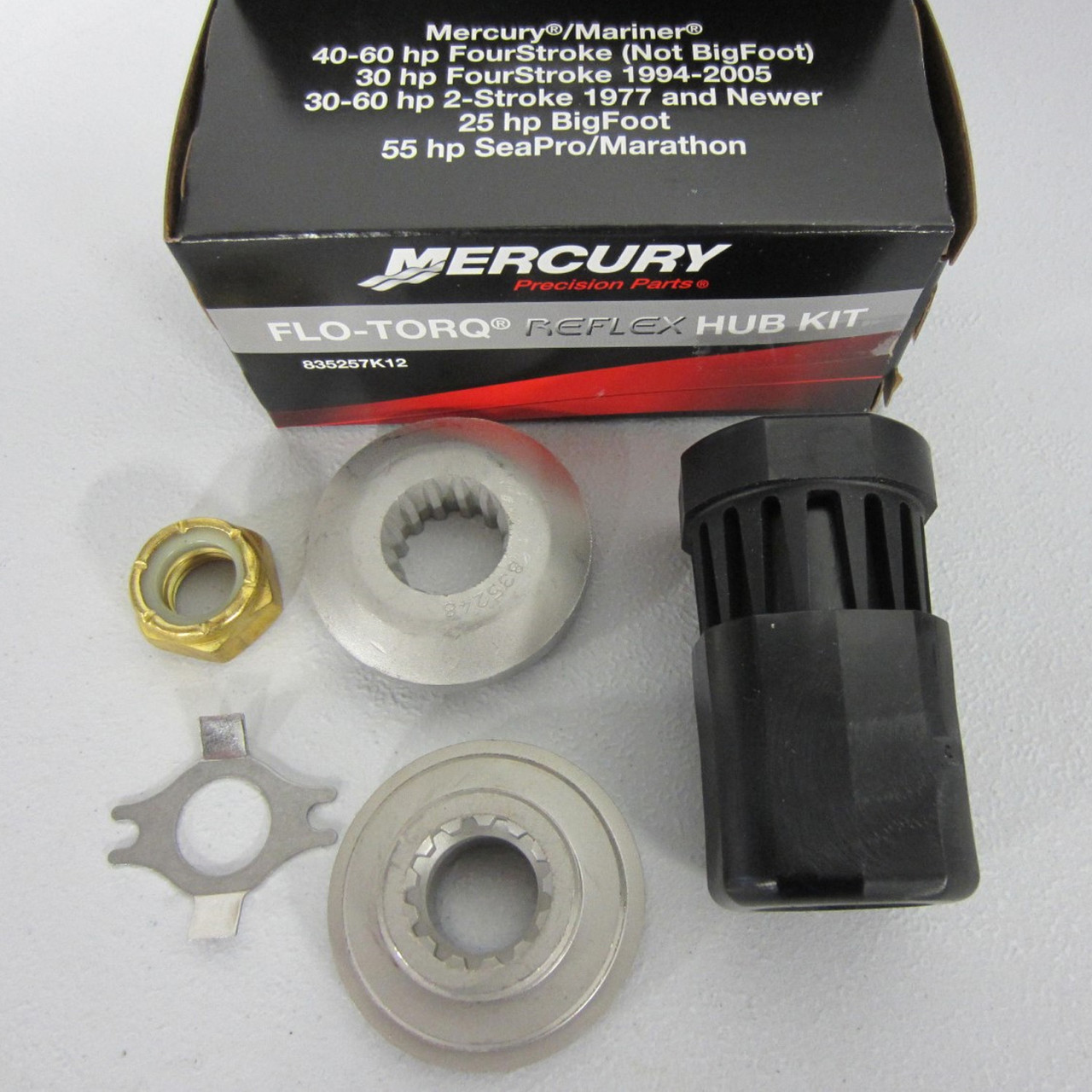 Mercury Marine/MerCruiser New OEM Flo-Torq Reflex Hub Kit, 835257K12