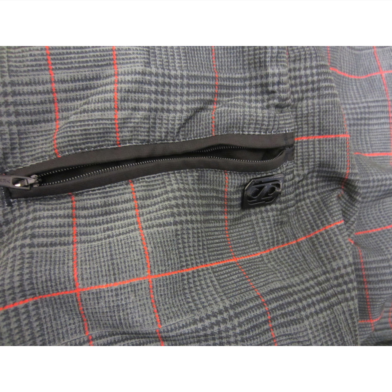 Jet Pilot Men's Regal Chino Shorts Swim Suit Trunks  Black/Grey/Orange Size 29