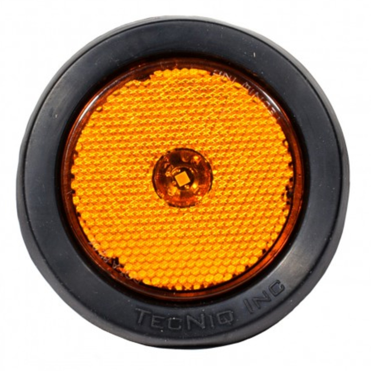 Tecniq New OEM 2.5" Round Amber PC Sidemarker W/Reflector, S24-AA00-1