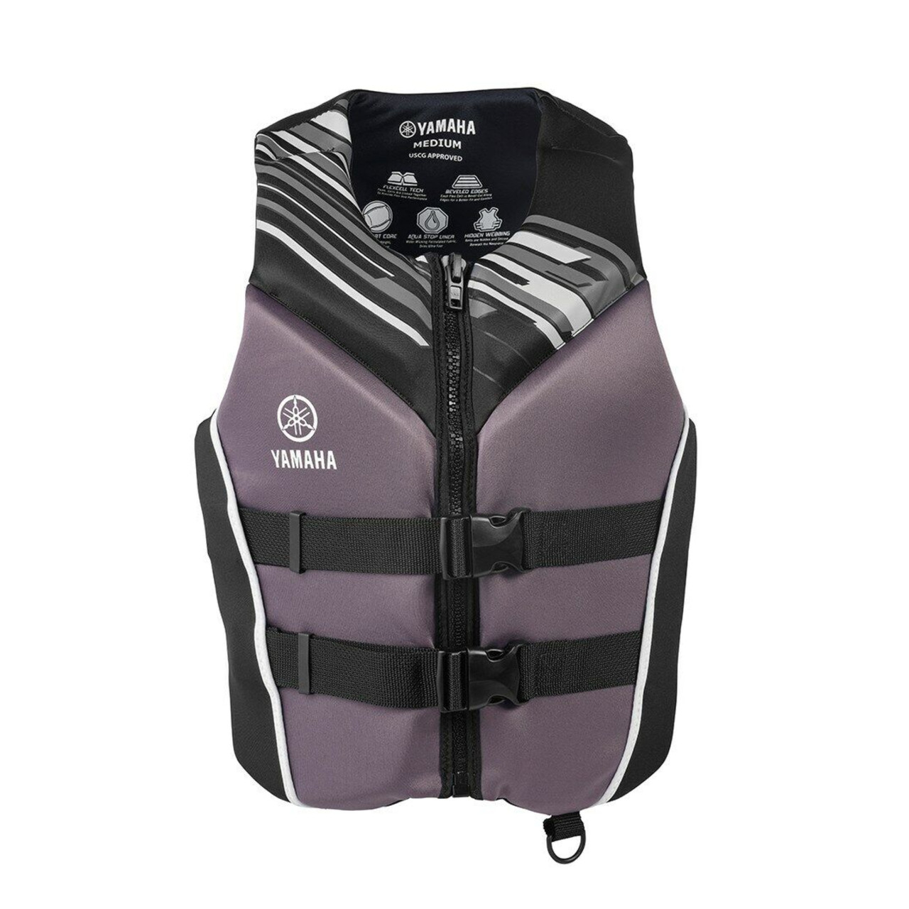 Yamaha New OEM Women's 22VNE Neoprene 2-Buckle PFD, Large, MAW-22VNE-BK-LG