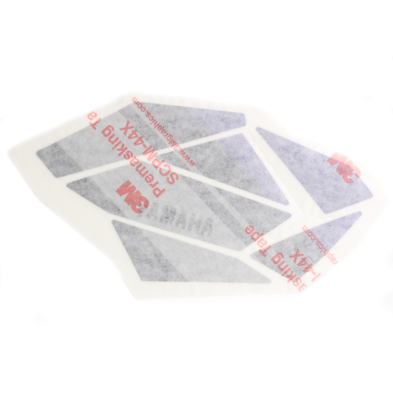 Yamaha New OEM Snowmobile Silver Frost Handguard Graphic Kit, SMA-8NT70-00-BL