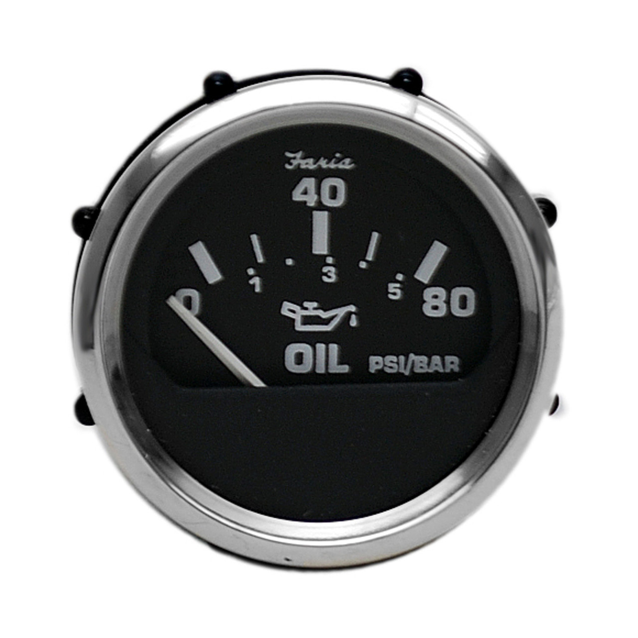 Faria Marine New Euro Series Oil Pressure Guage 80psi GPC611E Larson Glastron +