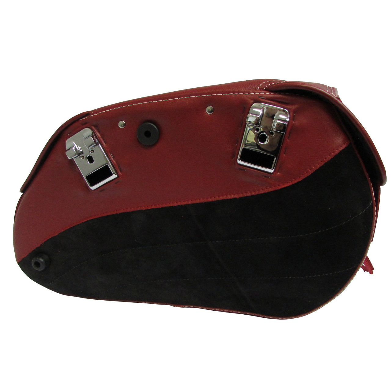 Indian Motorcycle New OEM Red Fringed Leather Vintage Saddlebags Set, N52400065