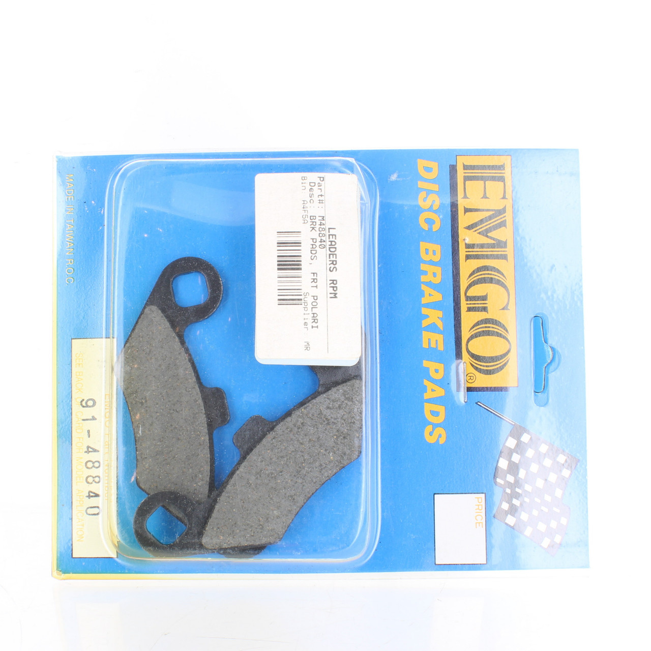 Emgo New Front Disc Brake Pads Polaris, M48840