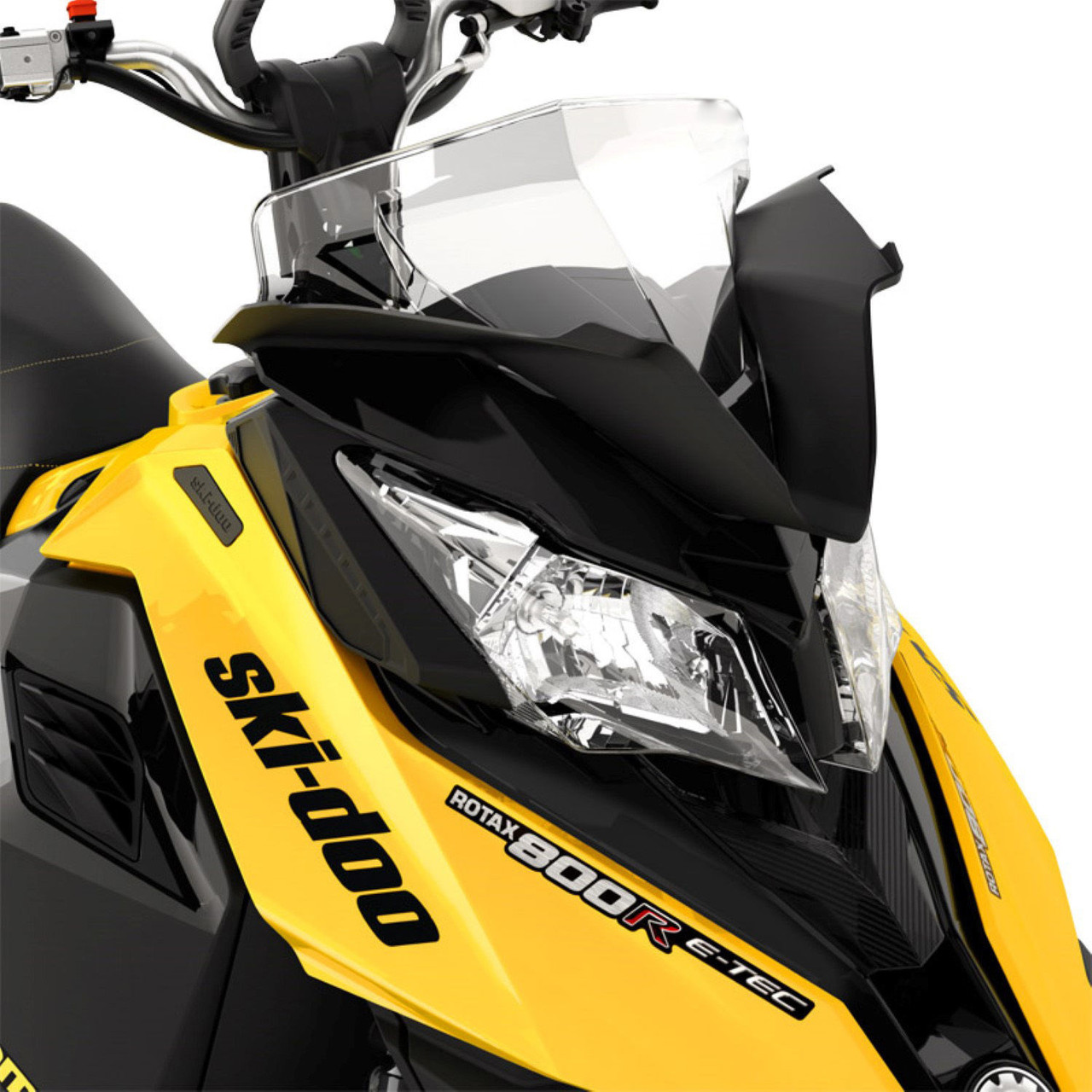 Ski-Doo New OEM, REV XM XS Easy To Attach Powder Plow For Windshield, 860200603