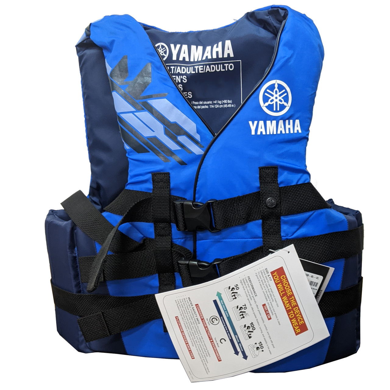 Yamaha New OEM Men's 2X-Large Blue Nylon Value, MAR-23V3B-BL-2X