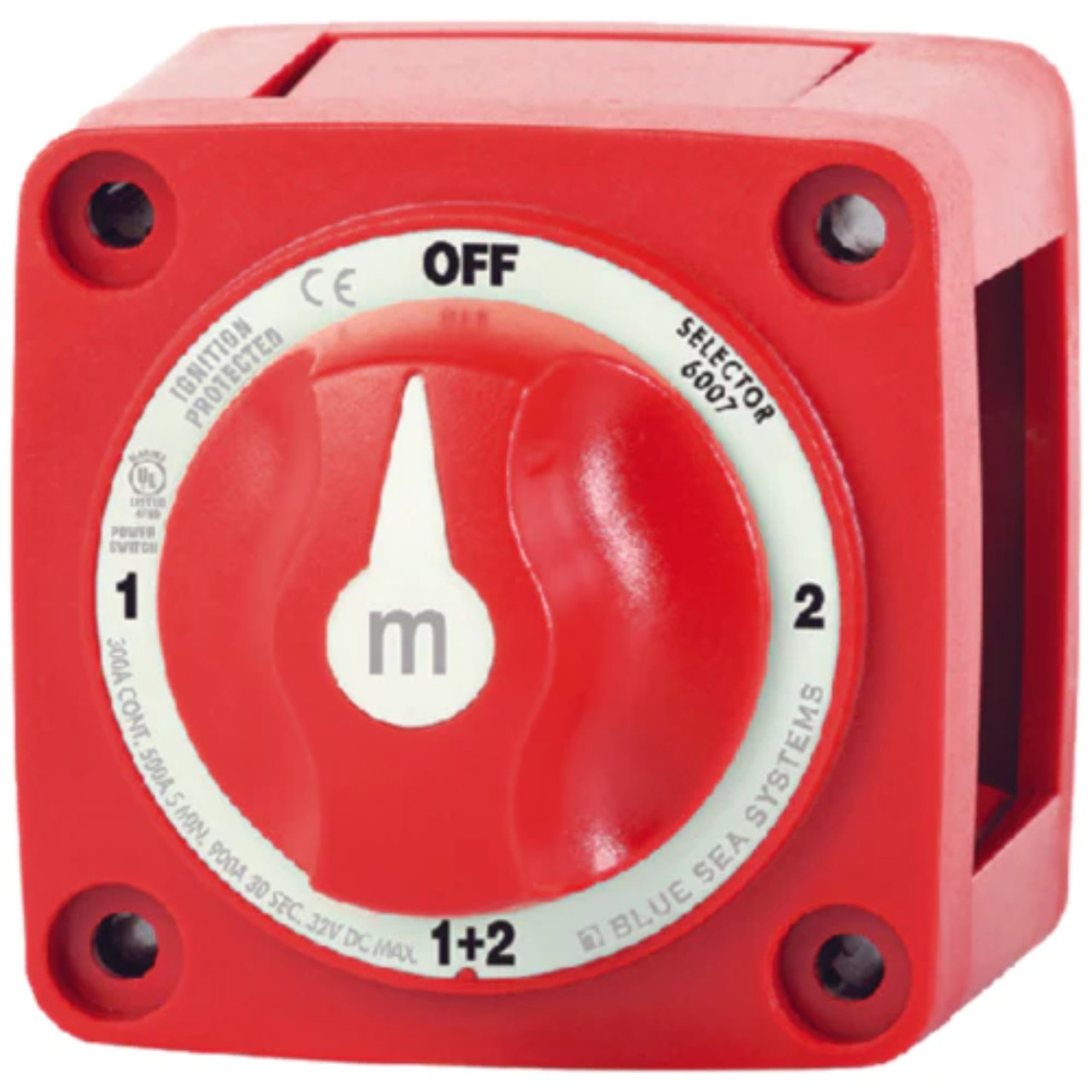 Blue Sea New m Series Mini Selector Battery Switch, 661-6007