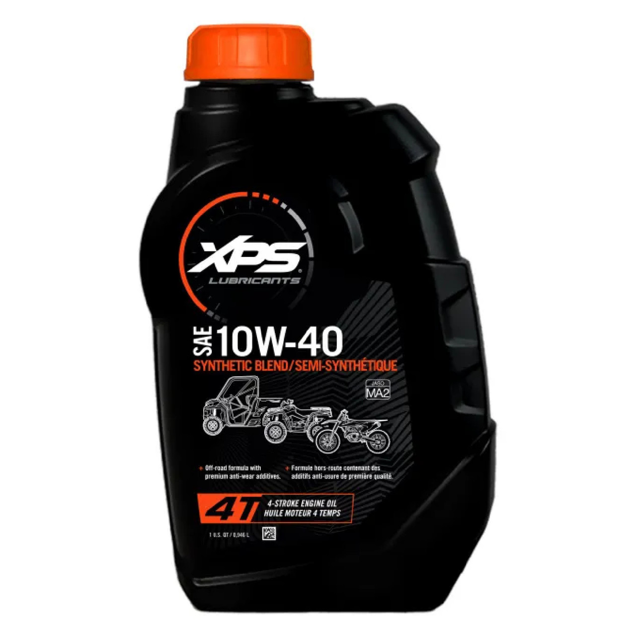 Can-Am New OEM, 4T 10W-40 Synthetic Off-Road Formula Blend Oil, 9779425