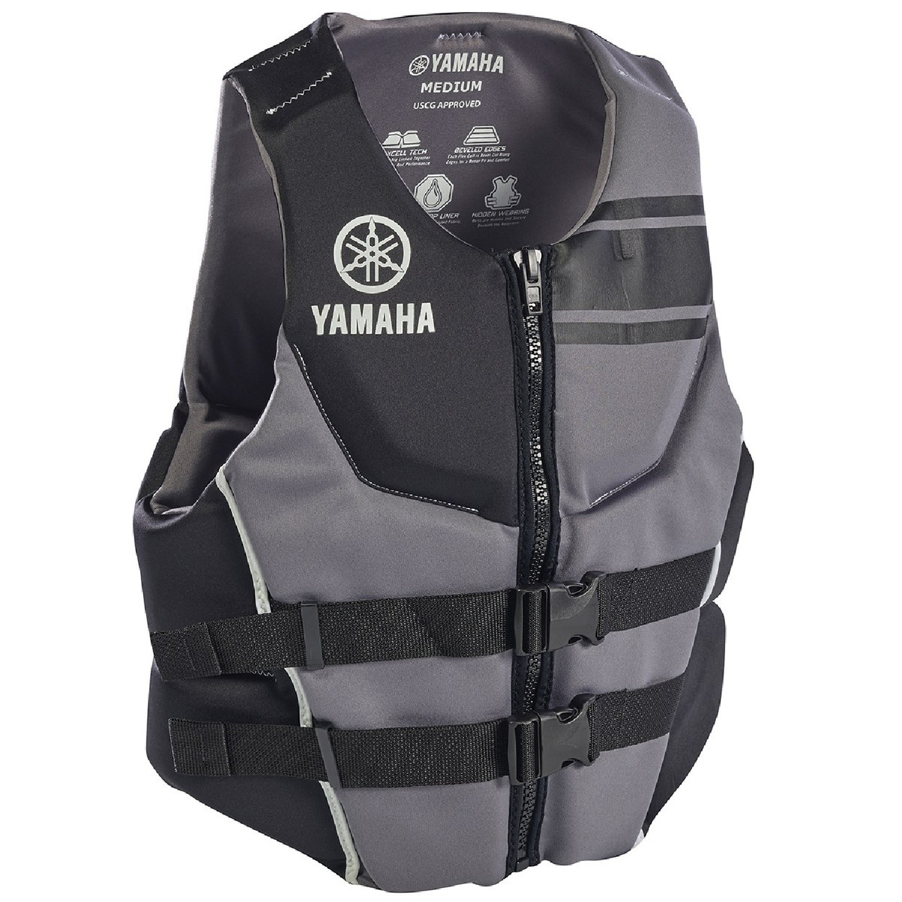 Yamaha New OEM 20VNE Neoprene Adult Lifejacket/PFD, MAR-20VNE-BK-MD