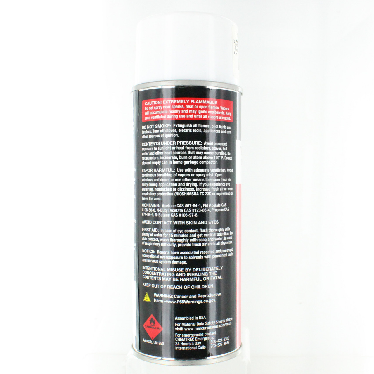 Mercury Marine/Mercruiser New OEM Fusion White Enamel Spray Paint, 92-8M0094987