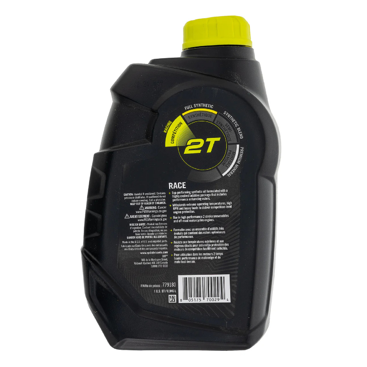 Ski-Doo Can-Am OEM 2T Racing Synthetic Oil 1 Quart, 9779180