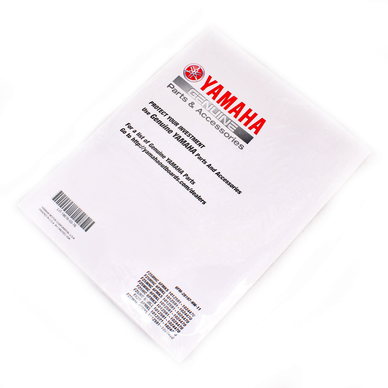 Yamaha New OEM F25C Four Stroke Service Manual LIT-18616-03-76