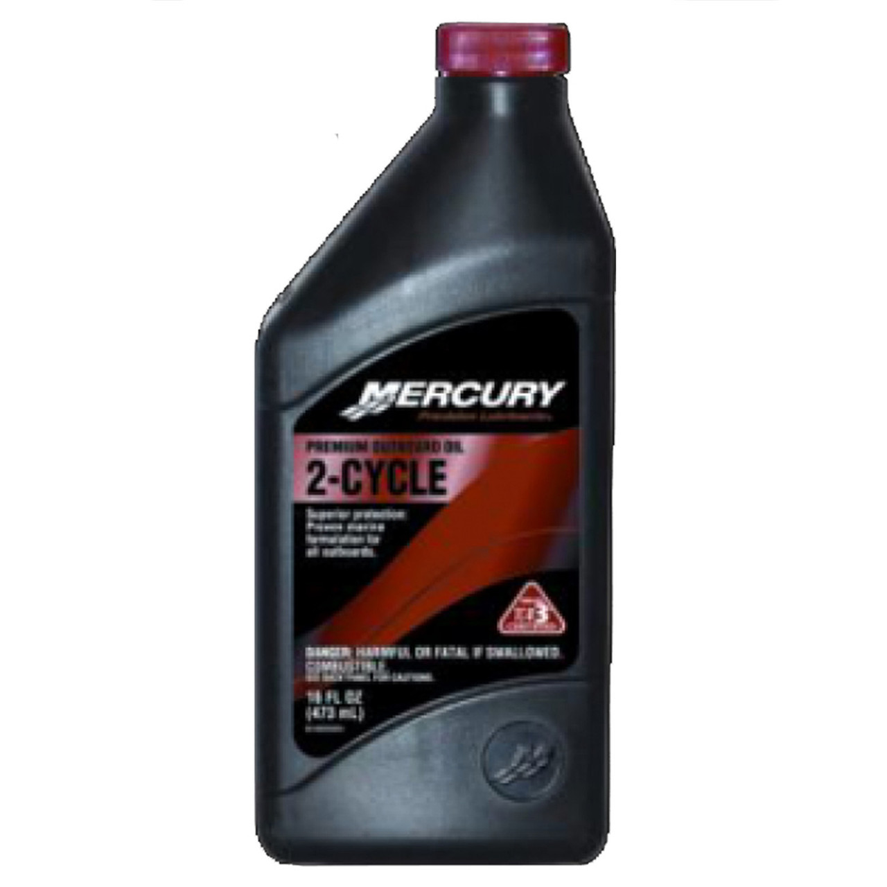 Mercury Marine/Mercruiser New OEM Premium 2-Cycle TC-W3 Oil, 92-858020K01