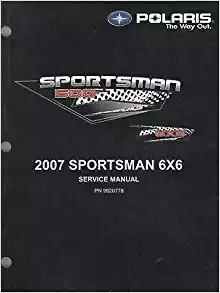 Polaris New OEM '07 Sportsman 6X6 Serv Man 9920778