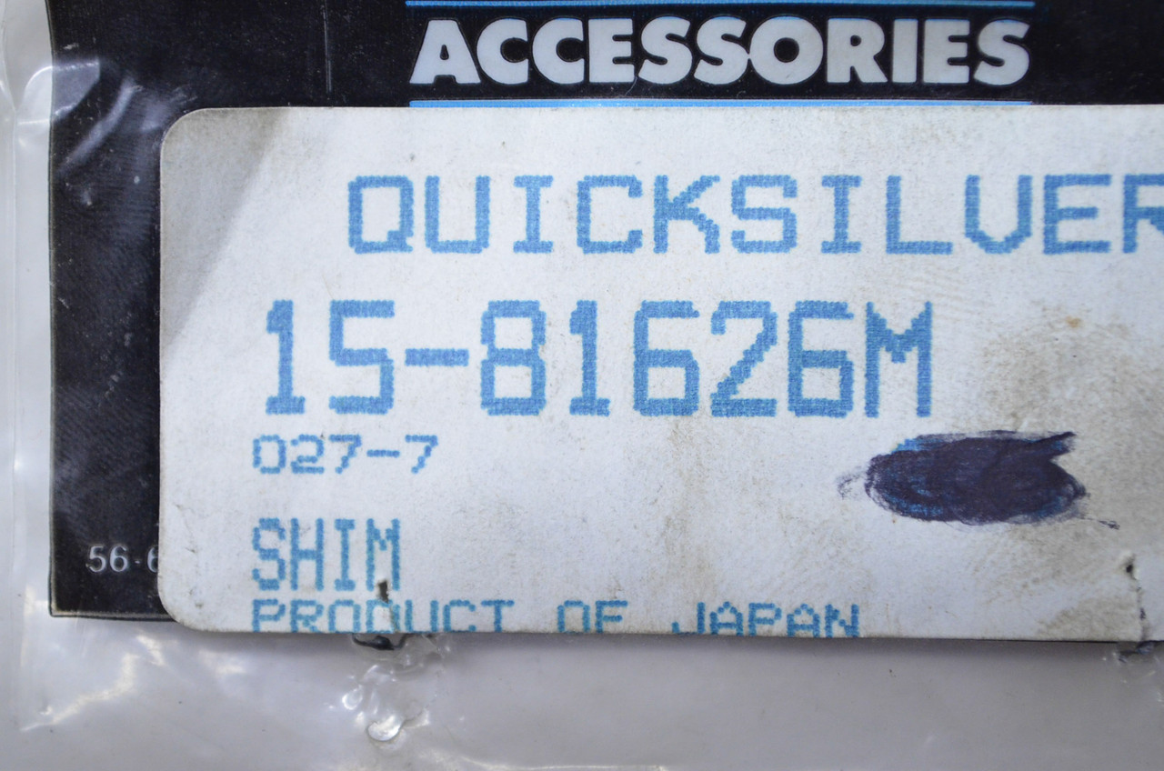 Mercury Marine/Mercruiser New OEM SHIM  81626M