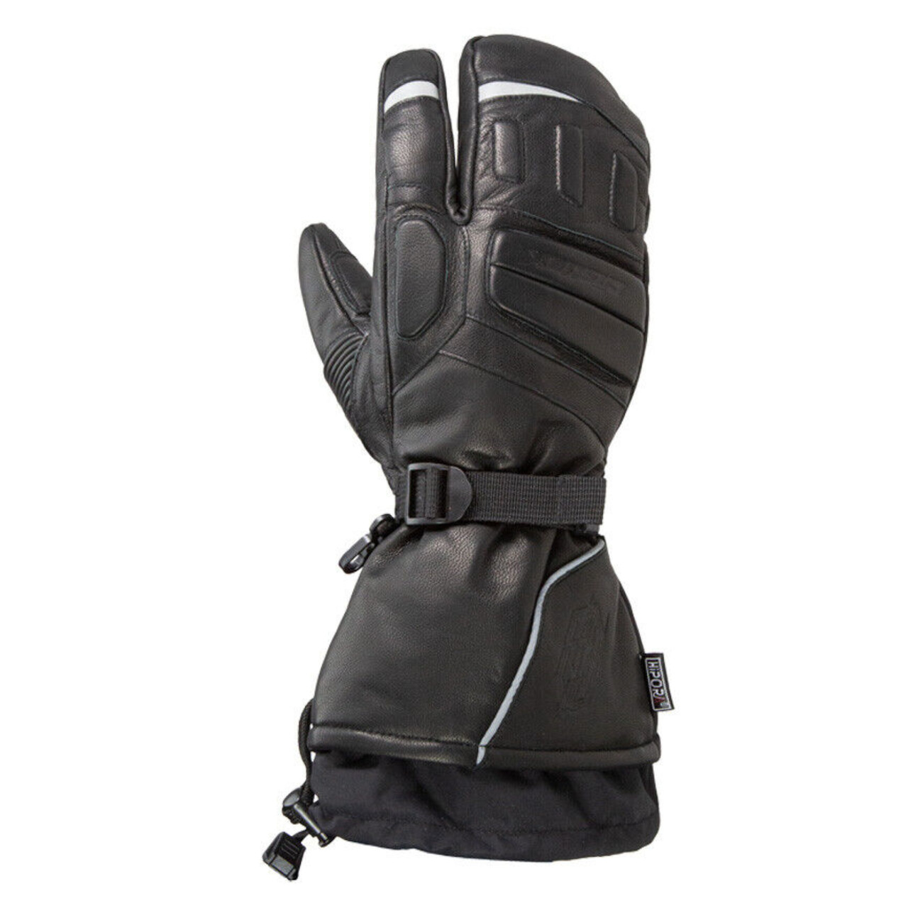 Castle X New Women's Large Black 3 Finger TRS G2 Gloves, 74-5876