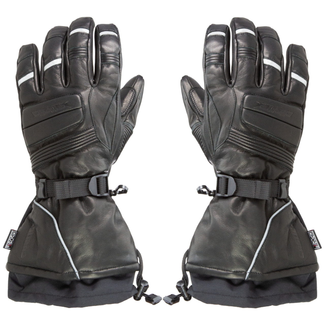 Castle X New Women's Large Black TRS G3 Snowmobile Gloves, 74-5676