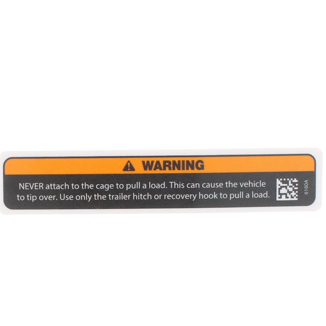 Can-Am New OEM Cage Warning Decal 704906160