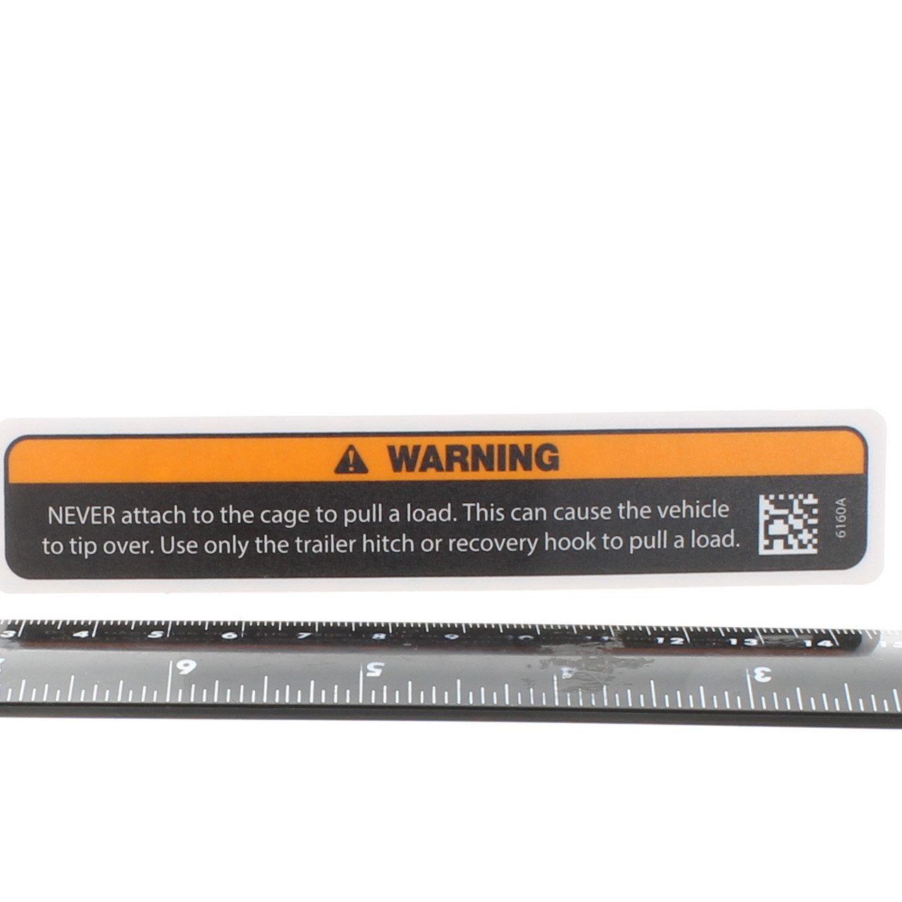 Can-Am New OEM Cage Warning Decal 704906160