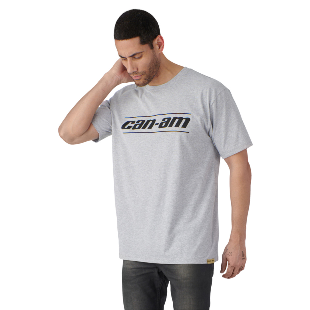 Can-Am New OEM, Men's 2XL Cotton Signature Branded T-Shirt, 4547541427