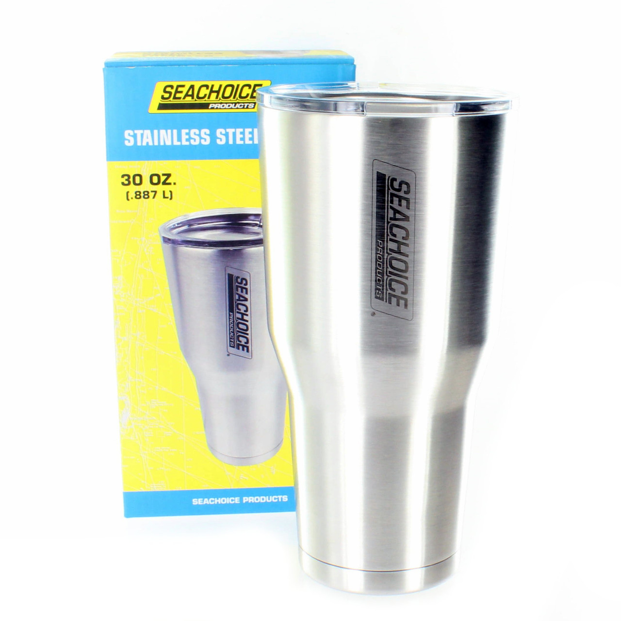Seachoice New Stainless Steel 30-oz Tumbler, 50-08211
