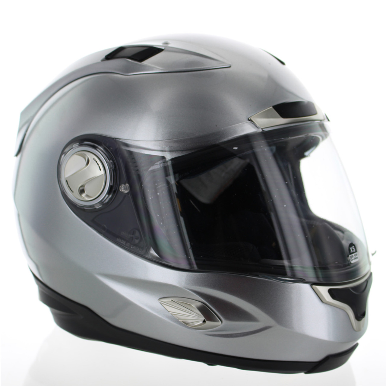 Can-Am New OEM, Spyder Extra Small Stylish GSX-2 Silver Helmet, 4459950208