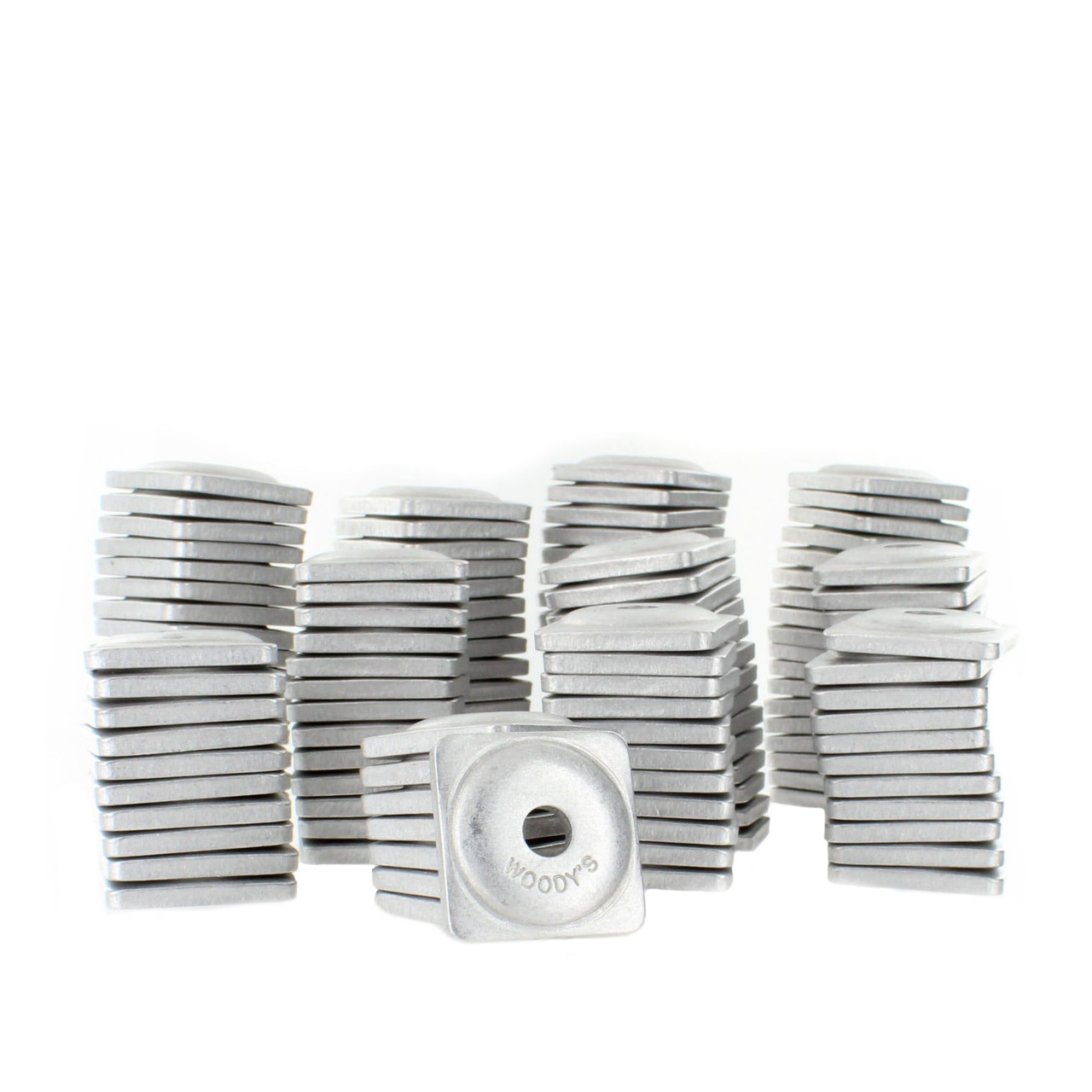 Woody's 5/16" Aluminum Square Stud Backer Plates 150ct in Arctic Cat Packaging