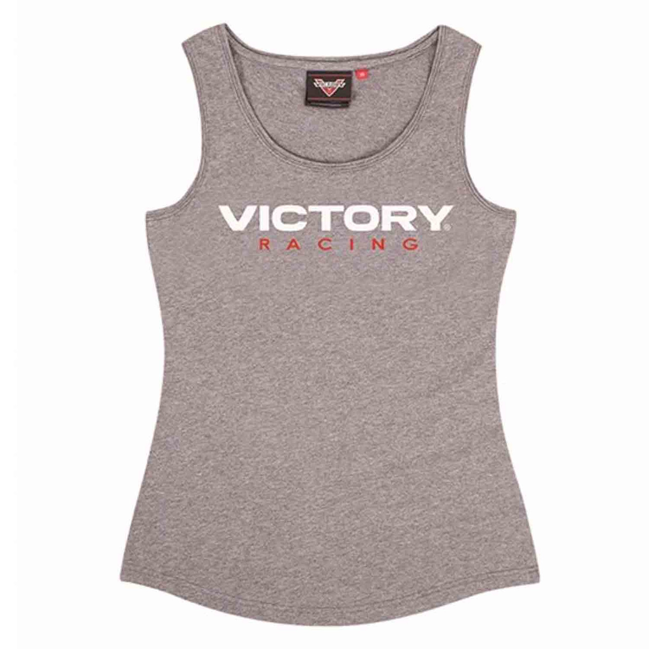 Victory Motorcycle New OEM Women's Grey Gary Racing Tank Shirt, Large, 286799306