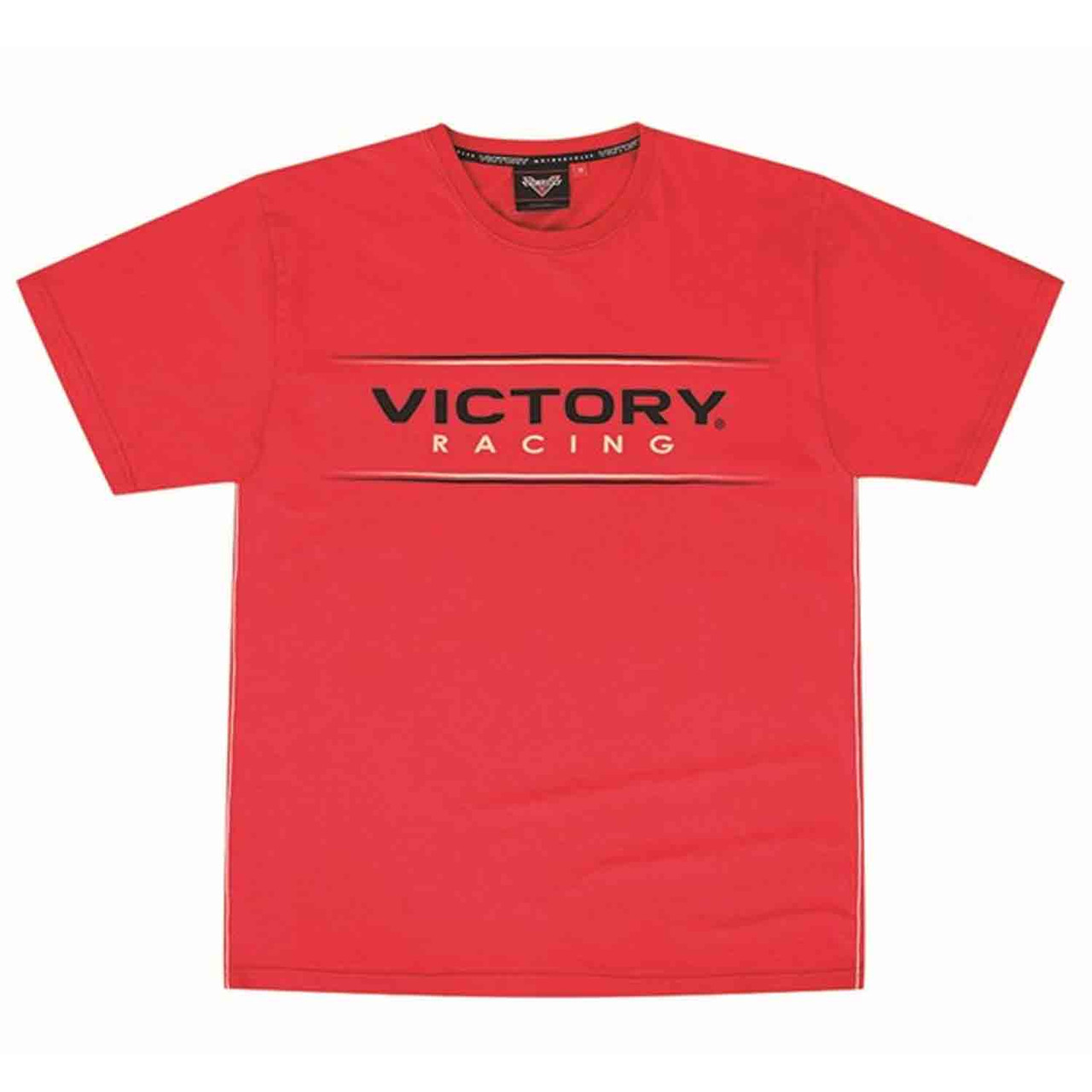 Victory Motorcycle New OEM Men's Red Racing Logo Tee Shirt, Small, 286798202