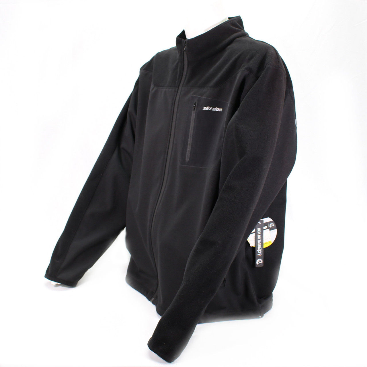 Ski-Doo New OEM Mens Technical Fleece, Black, 2XL, 4534421490