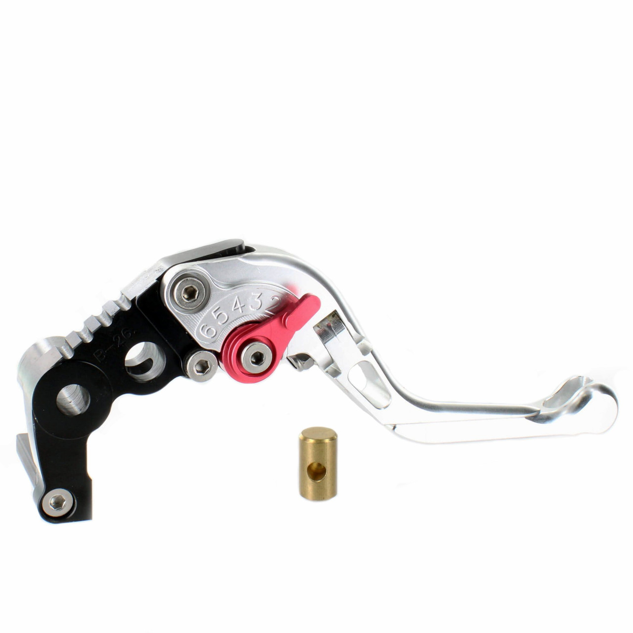 Lightning Performance New Honda Motorcycle Aluminum Brake Lever, 53170-MEL-006