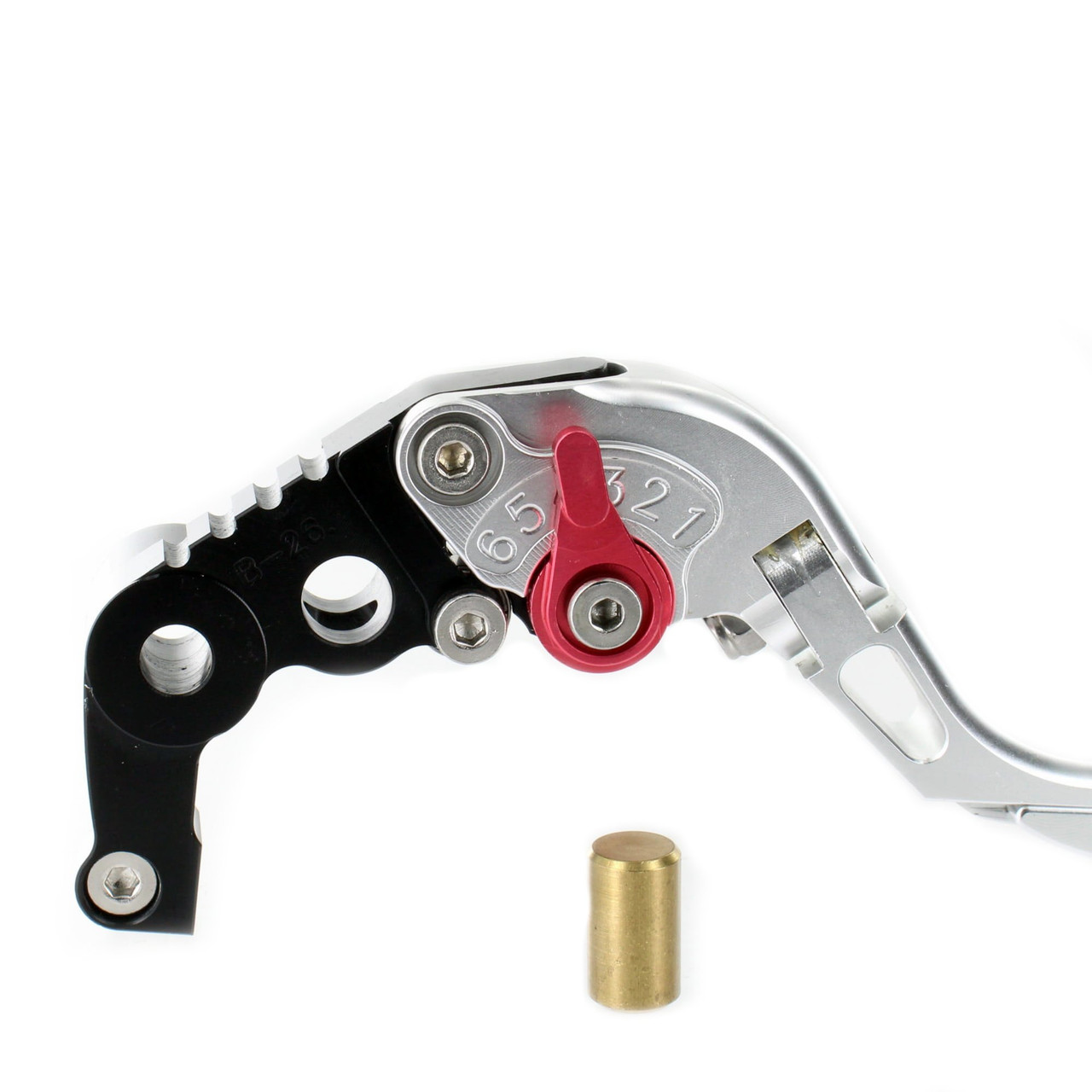 Lightning Performance New Honda Motorcycle Aluminum Brake Lever, 53170-MEL-006
